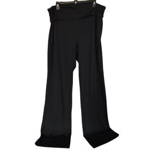 NWOT Eddie Bauer Navy Blue Tall Wide Leg Leggings